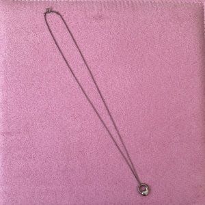 Tiffany and Co. Elsa Peretti Eternal Circle Pendant Necklace